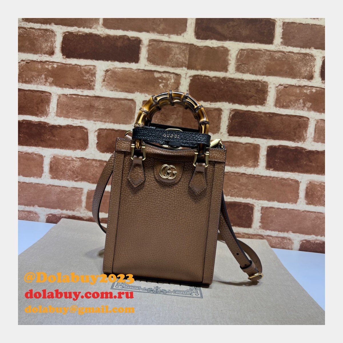G*u*i replicas diana 1:1 mirror tote perfect 739079 bag