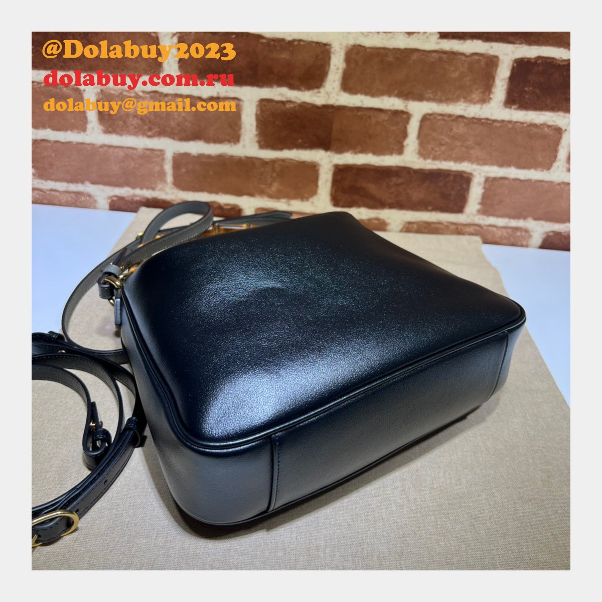G*u*i 746124 fake diana 1:1 mirror shoulder fashion bag