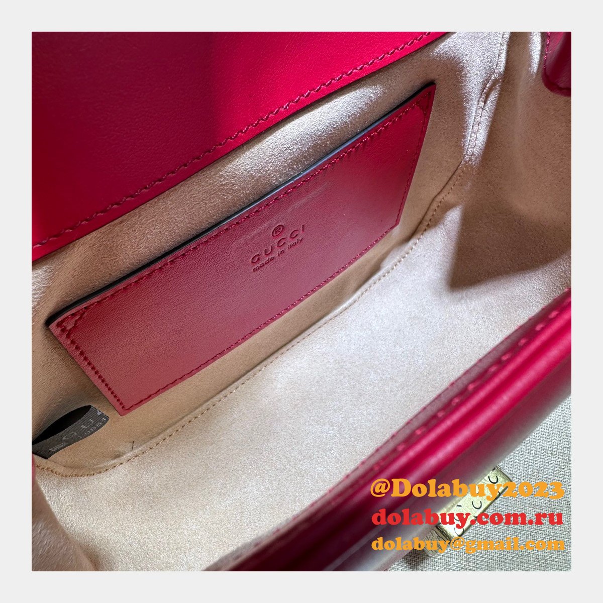 copy G*u*i replica gg marmont shoulder wholesale 739682 luxury bag