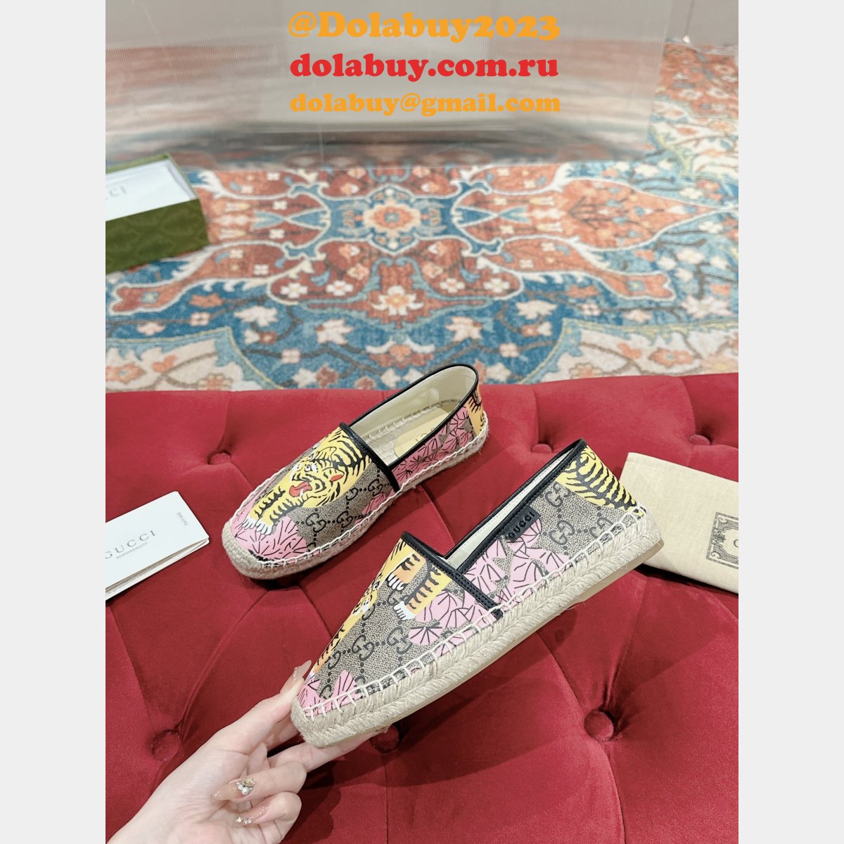high quality G*u*i cheap espadrille