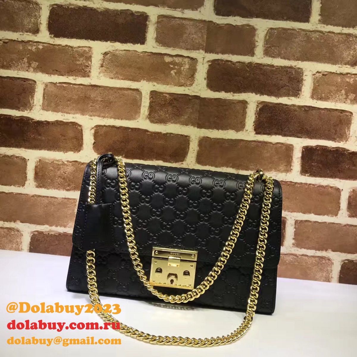 replica 7 star G*u*i padlock medium gg shoulder 409486 bag